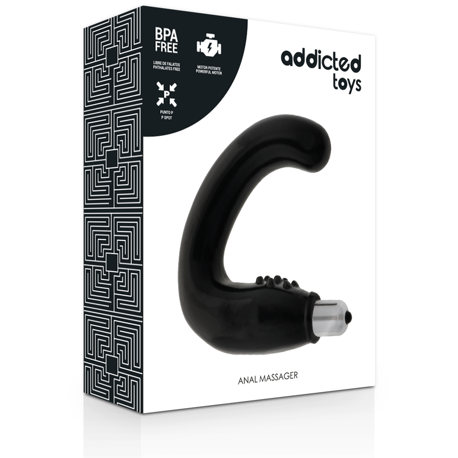ADDICTED TOYS - ANALE MASSAGER ZWART