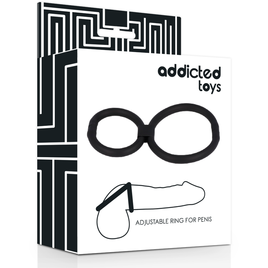 ADDICTED TOYS - VERSTELBARE RINGEN VOOR PENIS