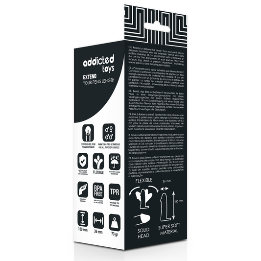 ADDICTED TOYS - VERLENG JE PENIS 18 CM