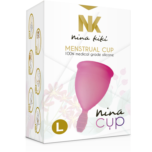 NINA KIKÍ - MENSTRUATIECUP ROZE - MAAT L