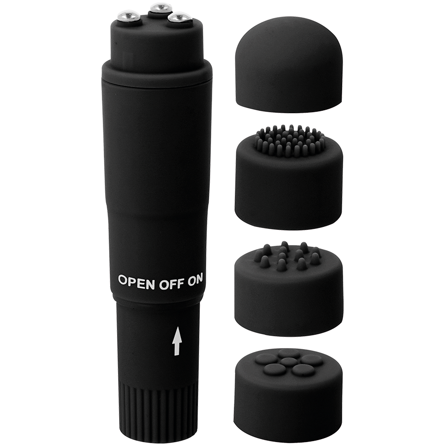 GLOSSY - KURT POCKET MASSAGER NOIR