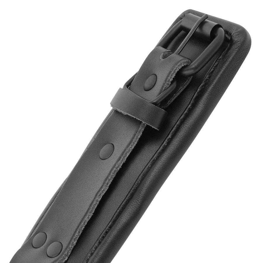 ТЕМНОТА - РЕГУЛИРУЕМЫЕ ЧЕРНЫЕ КОЖАНЫЕ НАРУЧНИКИ