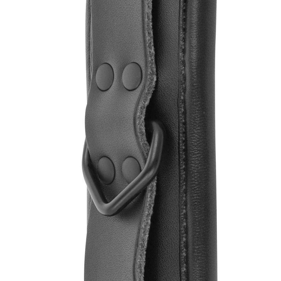 ТЕМНОТА - РЕГУЛИРУЕМЫЕ НАРУЧНИКИ НА ЩИКОЛОТКУ, ЧЕРНАЯ КОЖА