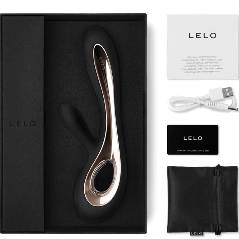 LELO - SORAYA 2 ZWART KONIJN VIBRATOR