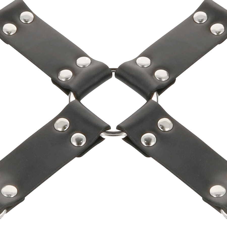 MENOTTES EN CUIR NOIR POUR LES PIEDS ET LES MAINS