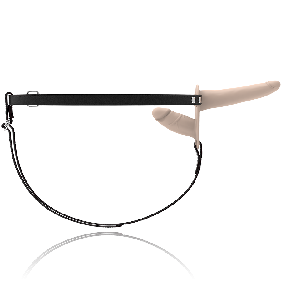 HARNAIS DE SOUMISSION FÉTICHISTE - DOUBLE PÉNÉTRATION CHAIR