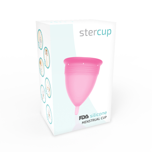 STERCUP - FDA SILICONEN MENSTRUATIECUP ROZE - MAAT L