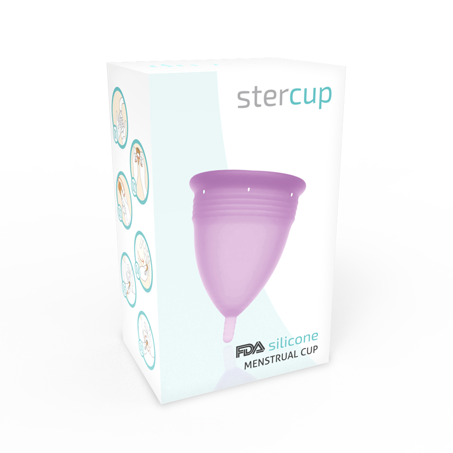 STERCUP - FDA SILICONEN MENSTRUATIECUP VIOLET - MAAT S