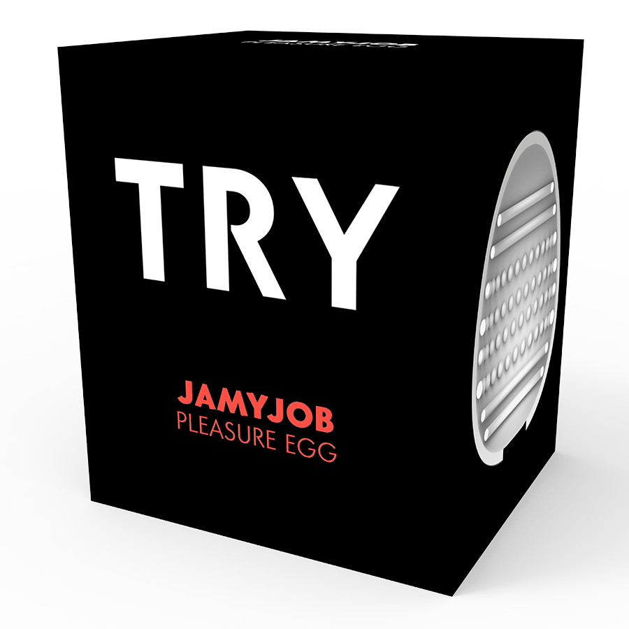 JAMYJOB - MASTURBATEUR À ŒUFS VERSION NOIRE DISCRÈTE