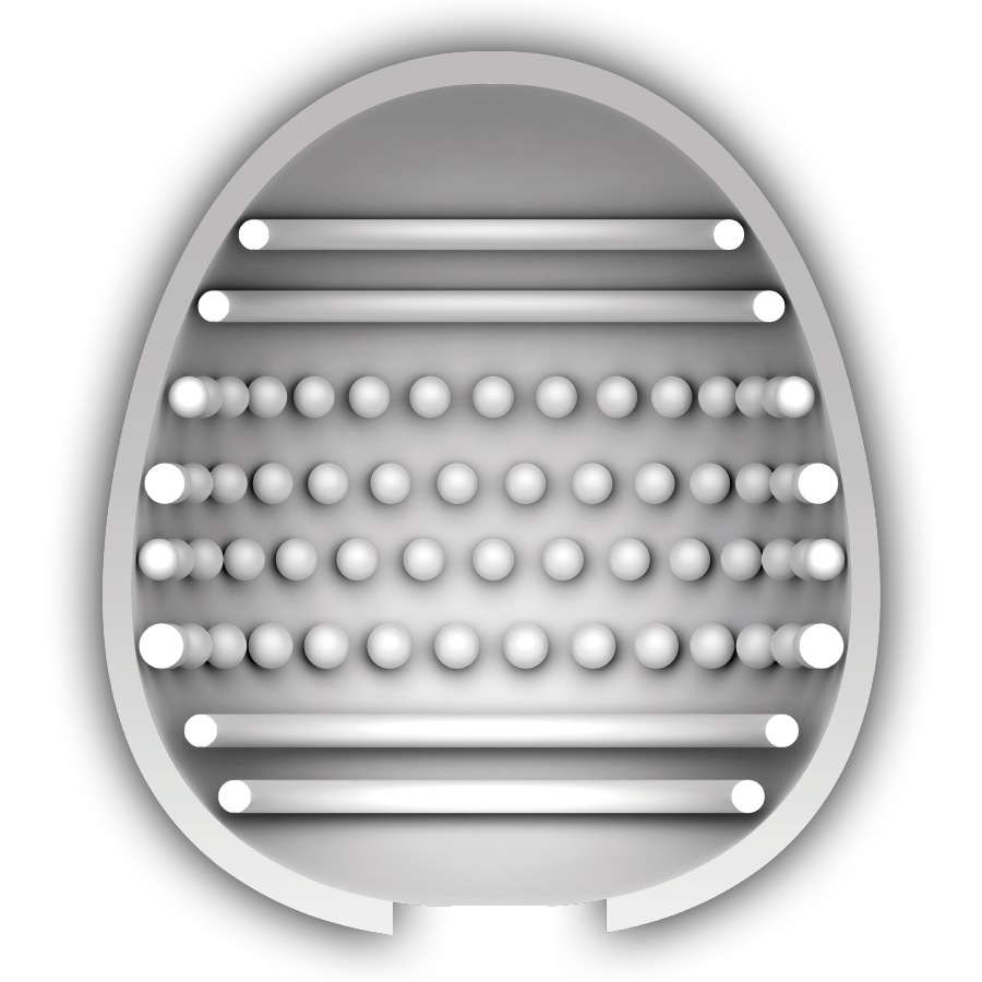 JAMYJOB - MASTURBATEUR À ŒUFS VERSION NOIRE DISCRÈTE