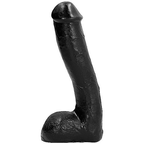 TOUT NOIR - PÉNIS RÉALISTE ANAL 23 CM