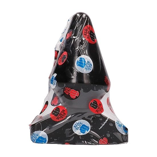 Полностью чёрная анальная пробка 20,5 см