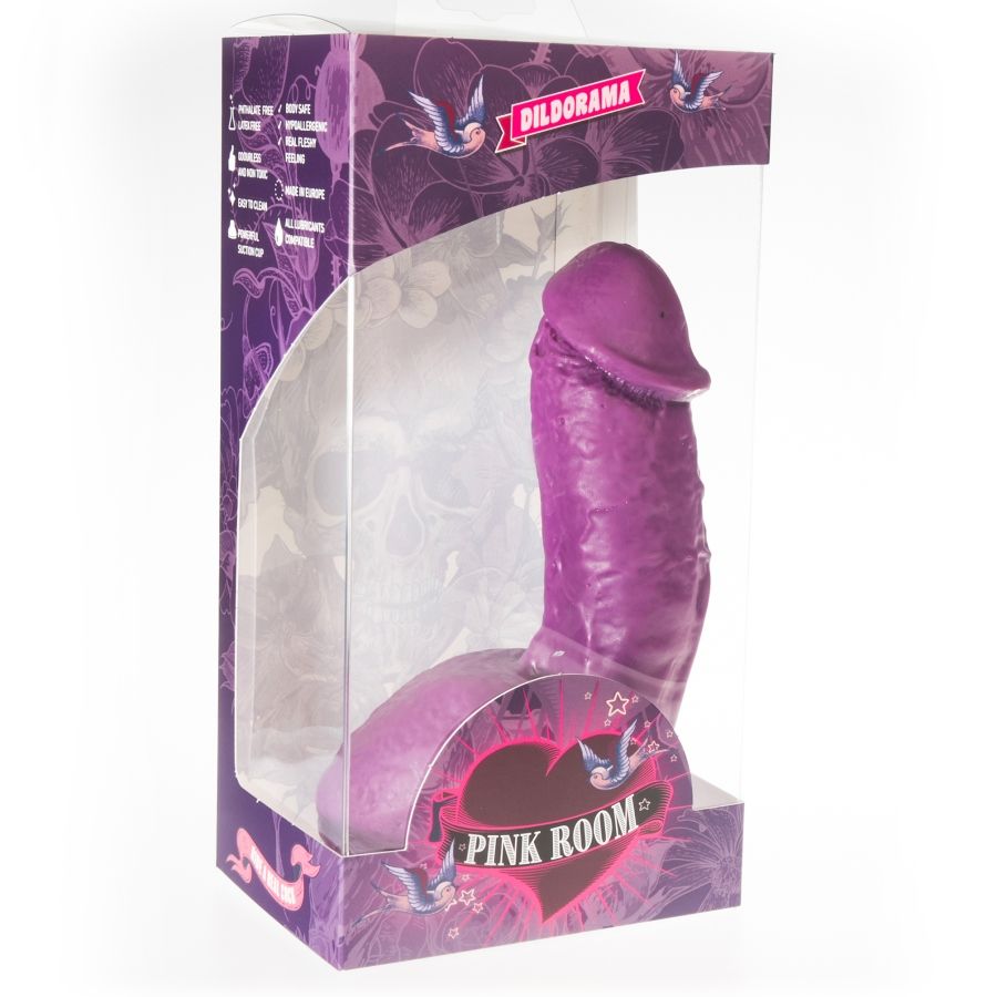 PINK ROOM - DILDO REALISTICO ELIAN VIOLA 17,5 CM
