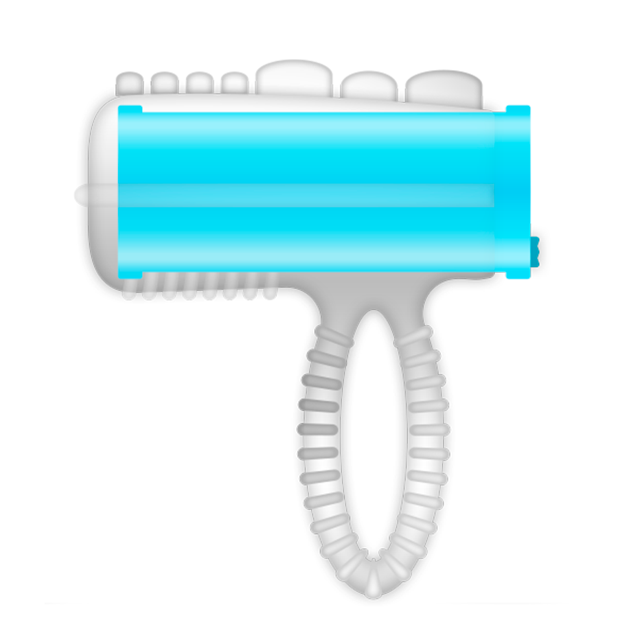 CASUAL LOVE - ANELLO LINGUALE VIBRANTE BLU