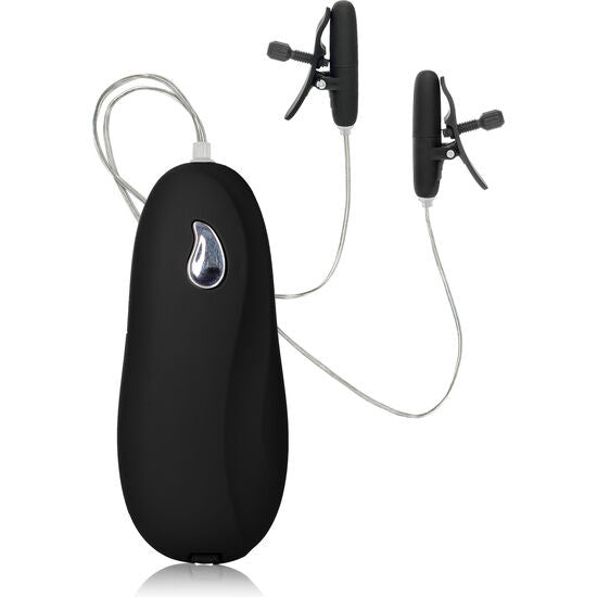 CALEXOTICS - Вибрационные нагреваемые стимуляторы для сосков, черные