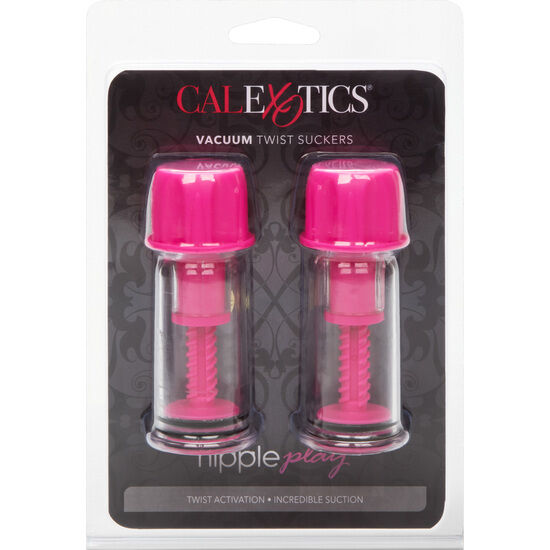 CALEXOTICS - VENTOUSE-TÉTONS ROSE VACCUM TWIST