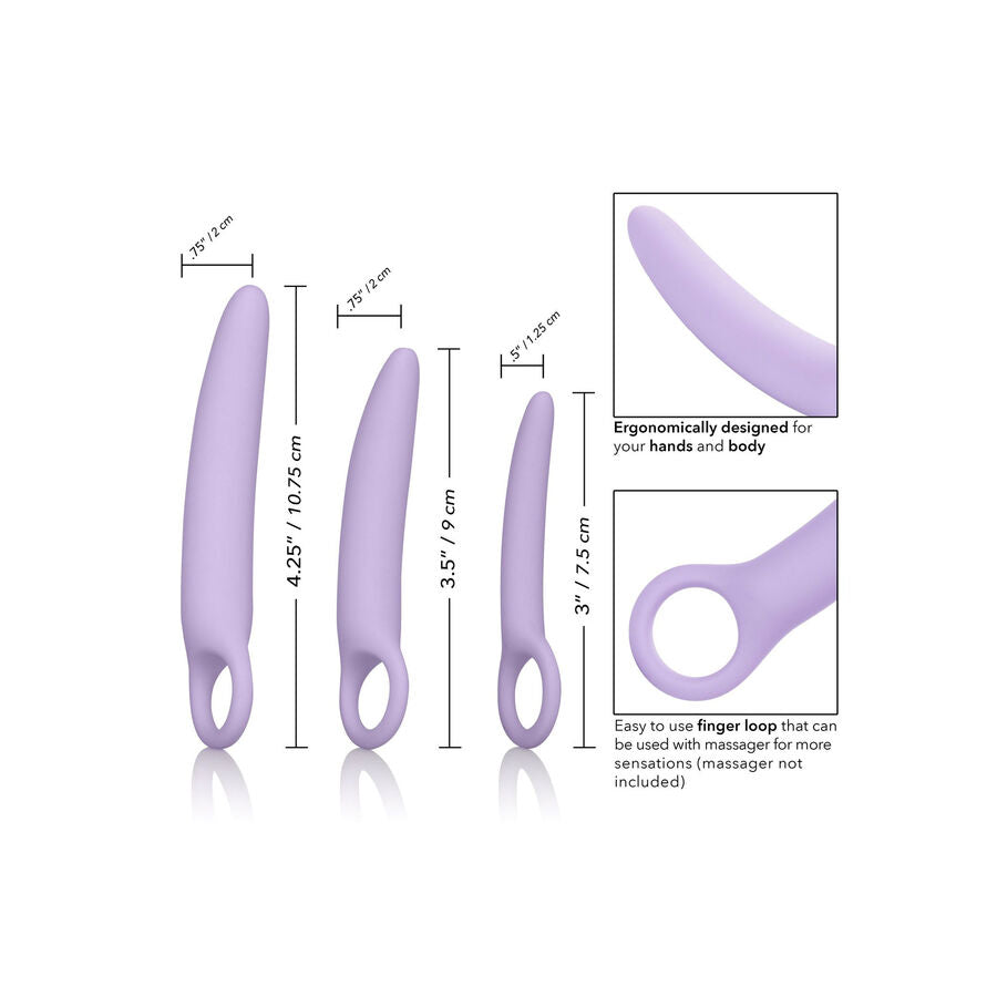 CALEXOTICS - DR LAURA BERMAN ALENA ENSEMBLE DE 3 DILATATEURS EN SILICONE