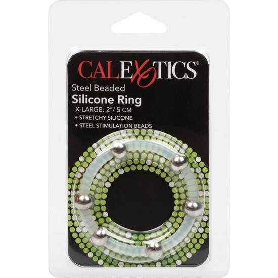 CALEXOTICS - STALEN SILICONE RING MET KRALEN XL