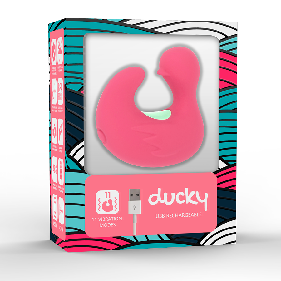 HAPPY LOKY - DUCKYMANIA STIMULATEUR DE DOIGT EN SILICONE RECHARGEABLE