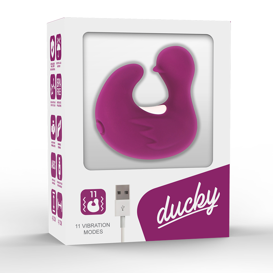 COVERME - DUCKYMANIA DÉ À COUDRE EN SILICONE RECHARGEABLE EN FORME DE CANARD