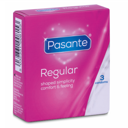 PASANTE - CONDOM GAMME RÉGULIÈRE 3 UNITÉS