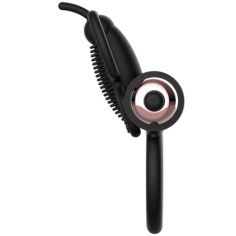 COQUETTE CHIC DESIRE - ANELLO PER IL PENE A FARFALLA CON VIBRATORE NERO/ORO