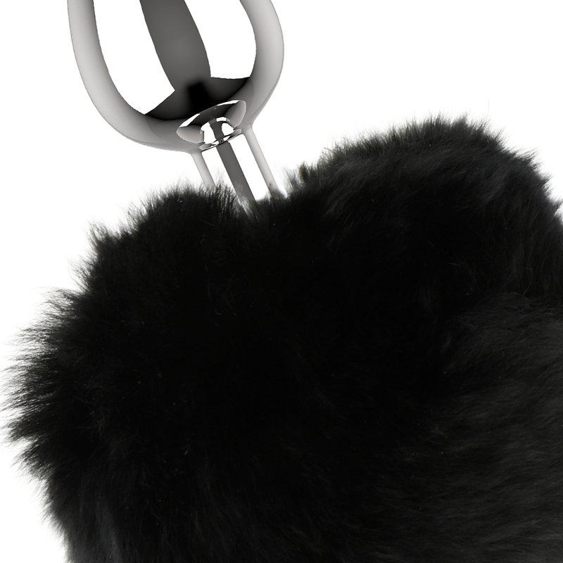 Анальная пробка Coquette Chic Desire, металлическая, размер L 2,8 x 4,1 см.