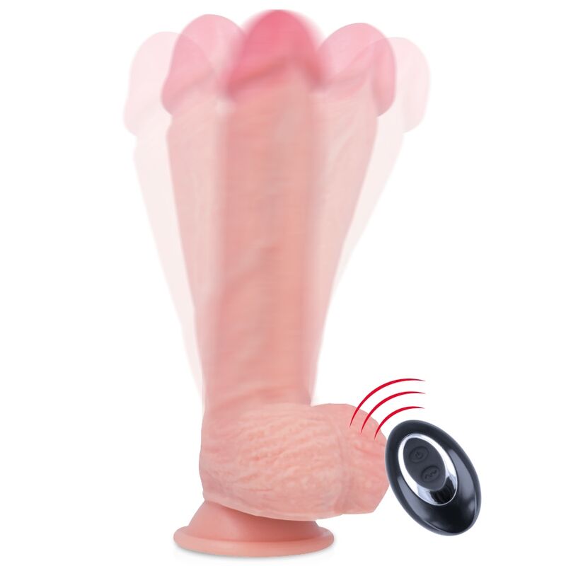 ROCKARMY - VLOEIBARE SILICONEN VIBRATOR PREMIUM APACHE AFSTANDSBEDIENING 20,5 CM -O- 4,62 CM