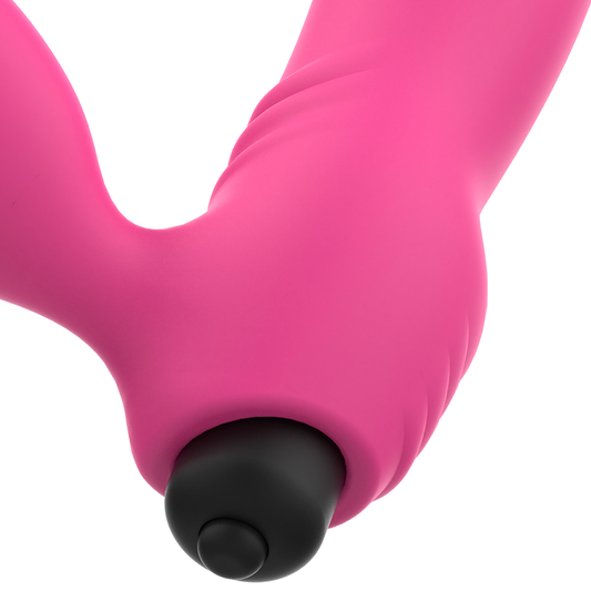 OHMAMA - BIX DUBBELE STIMULATIE VIBRATOR KERST EDITIE ROZE