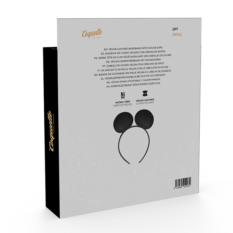 COQUETTE CHIC DESIRE - HOOFDBAND MET MUIZENOREN