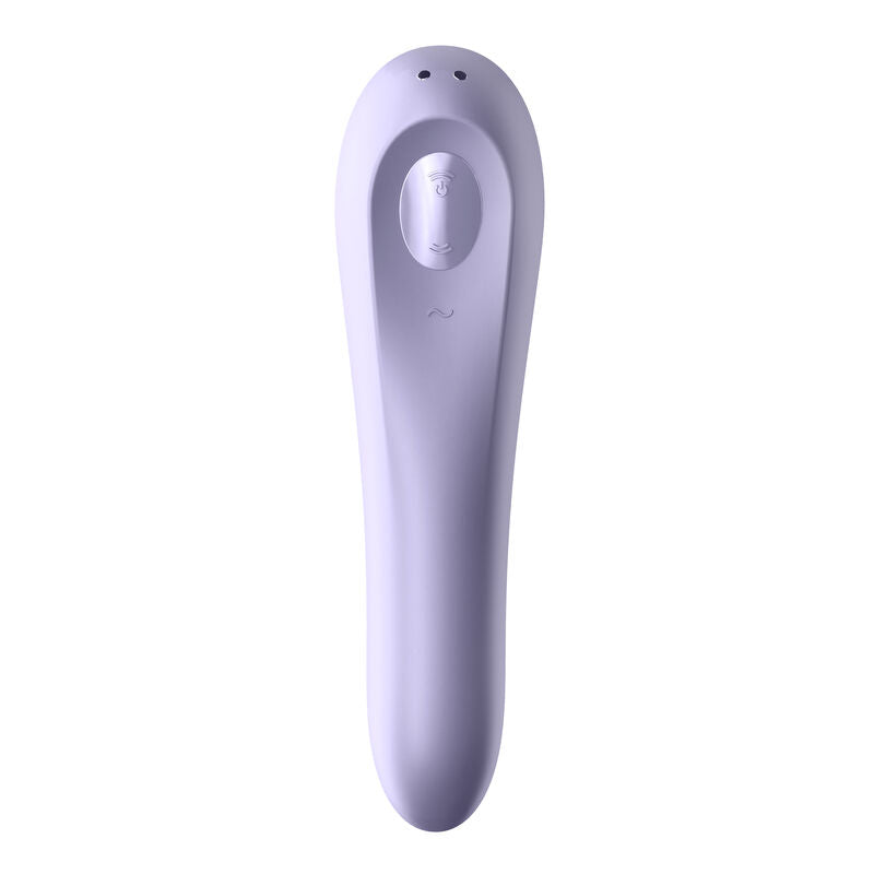 SATISFYER - VIBRATEUR À IMPULSIONS DOUBLE PLAISIR MAUVE