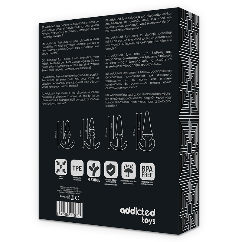 ADDICTED TOYS - SET 4 ANALE PLUGS