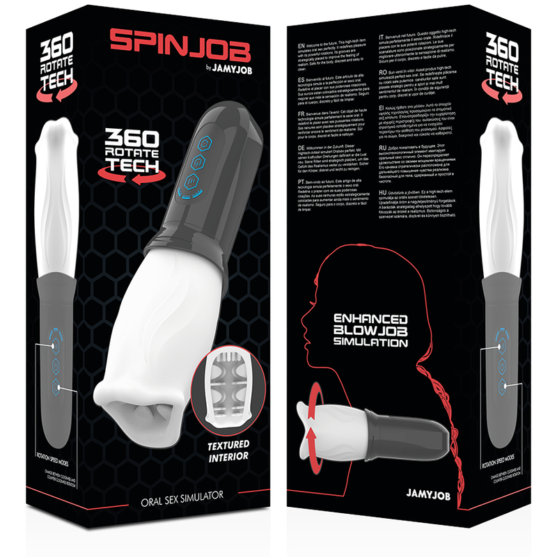 JAMYJOB - STIMULATEUR DE SEXE ORAL SPINJOB