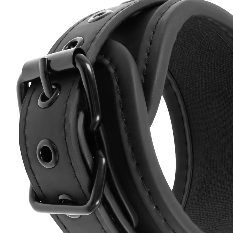 ФЕТИШ ПОКОРНОЙ - КОМПЛЕКТ НАРУЧНИКОВ И ГАРДЕРОБОВ С НЕПРЕНОВОЙ ПОДКЛАДКОЙ