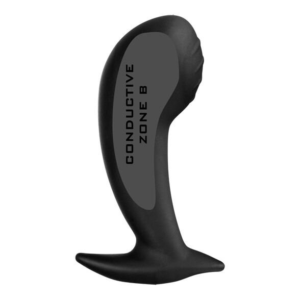 ELECTRASTIM - STIMULATEUR DE POINT G EN SILICONE NOIR NONA