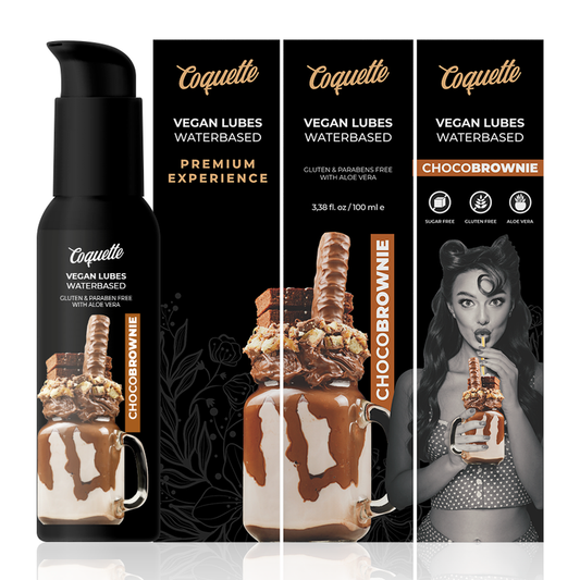 COQUETTE CHIC DESIRE - ПРЕМИАЛЬНЫЕ ВПЕЧАТЛЕНИЯ 100 МЛ ВЕГАНСКИЕ СМАЗКИ CHOCOBROWNIE