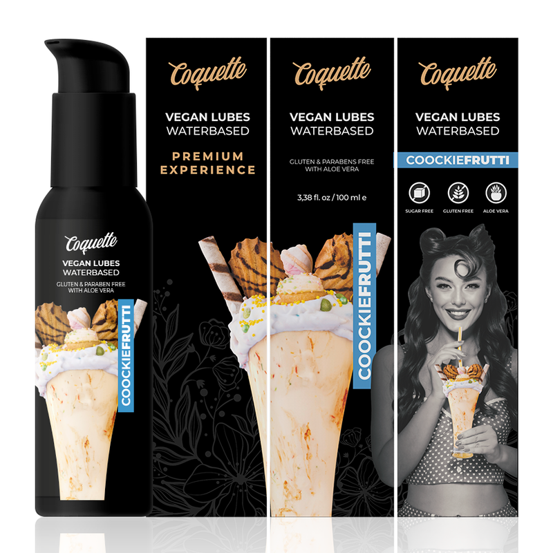 COQUETTE CHIC DESIRE - ПРЕМИАЛЬНЫЕ ВПЕЧАТЛЕНИЯ 100 МЛ ВЕГАНСКИЕ СМАЗКИ COOKIEFRUTTI