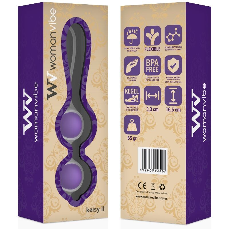 WOMANVIBE - BOULES DE SILICONE KEISY II