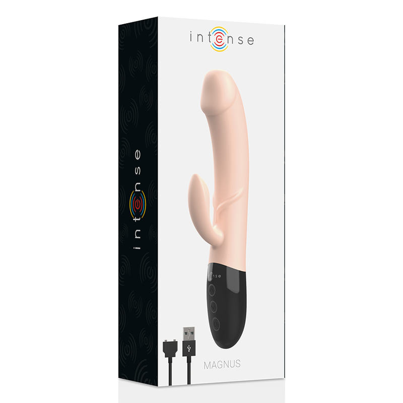 INTENSE - MAGNUS DUAL NATUURLIJKE OPLAADBARE VIBRATOR