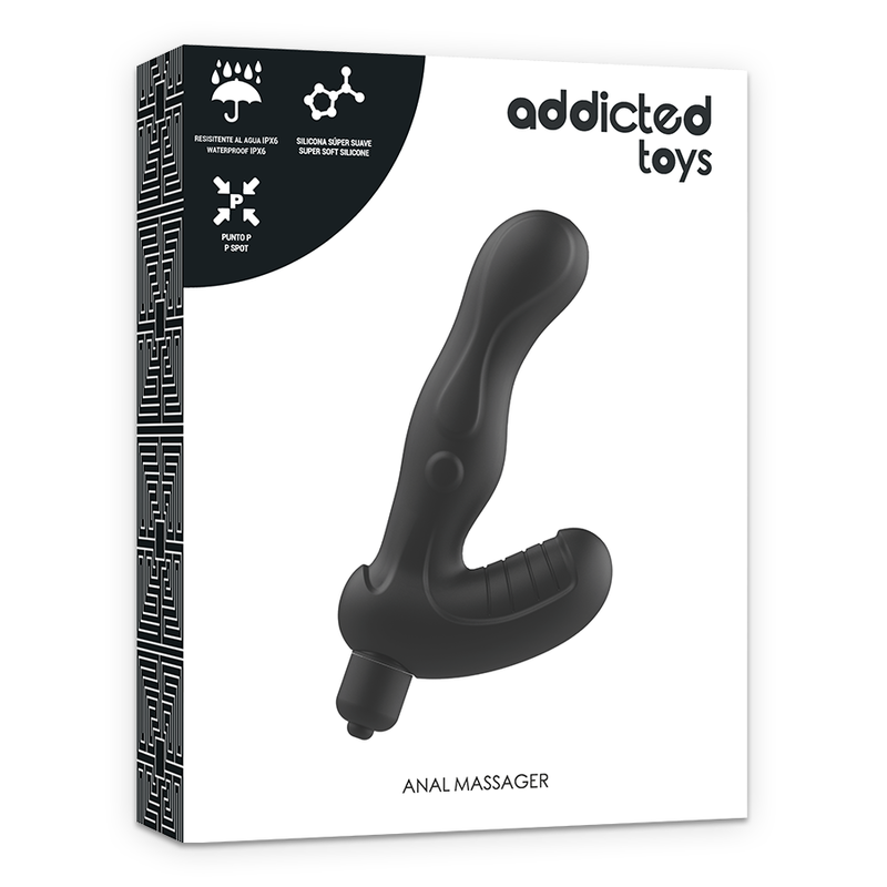 JOUETS ADDICTED - STIMULATEUR ANAL DE LA PROSTATE EN SILICONE P-SPOT VIBE